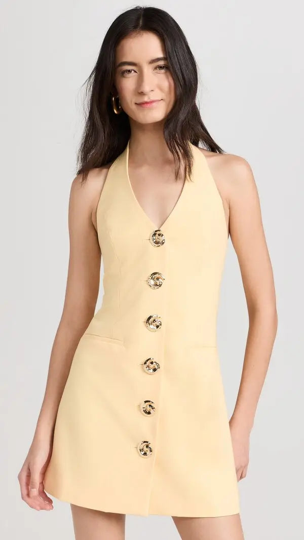 Irida vest dress ivory