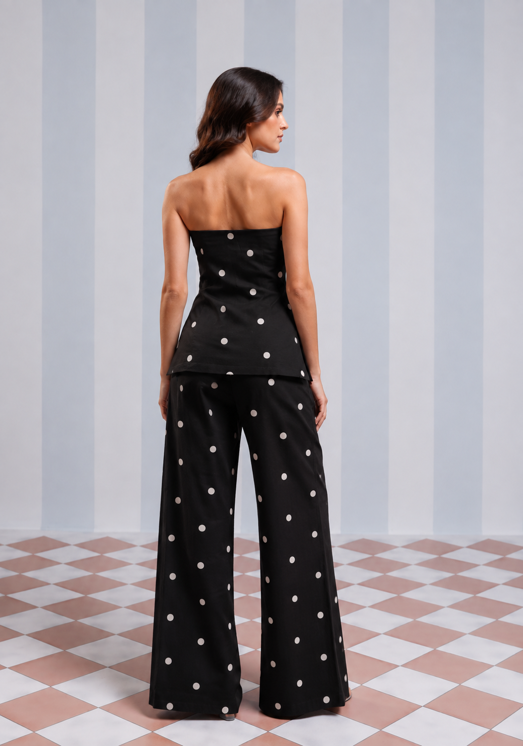 Black Polka Dot Co-Ord Set