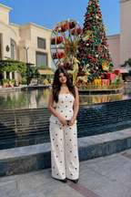 Polka Dot Peplum Co-Ord Set