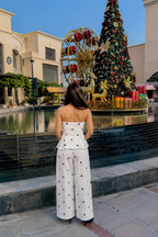 Polka Dot Peplum Co-Ord Set