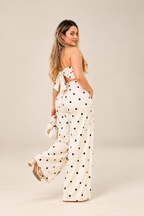 Polka Dot Bow-Front Co-Ord Set