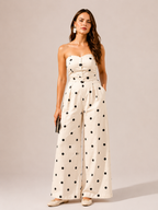 Polka Dot Wide Co Ords Set