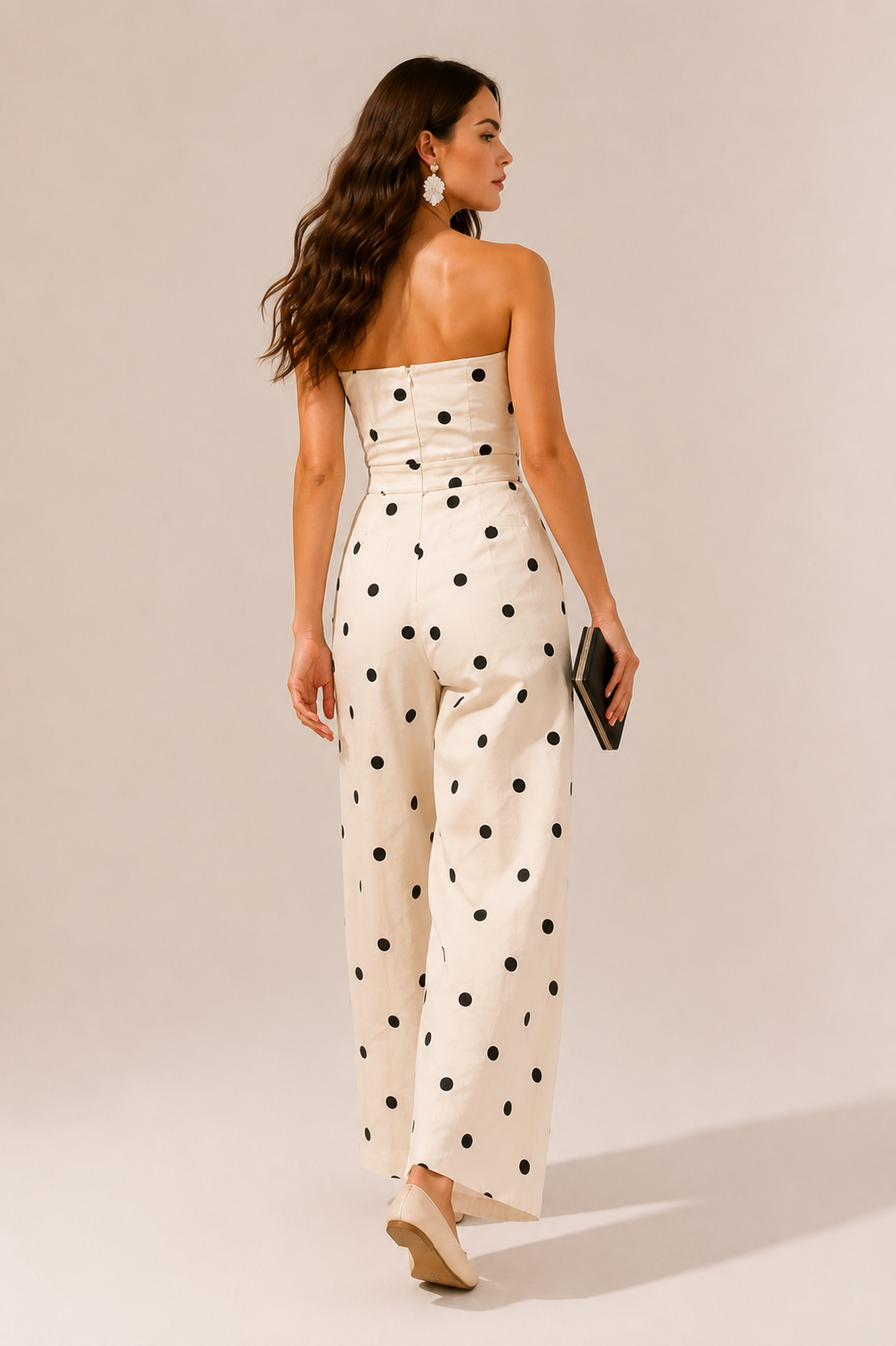 Polka Dot Wide Co Ords Set
