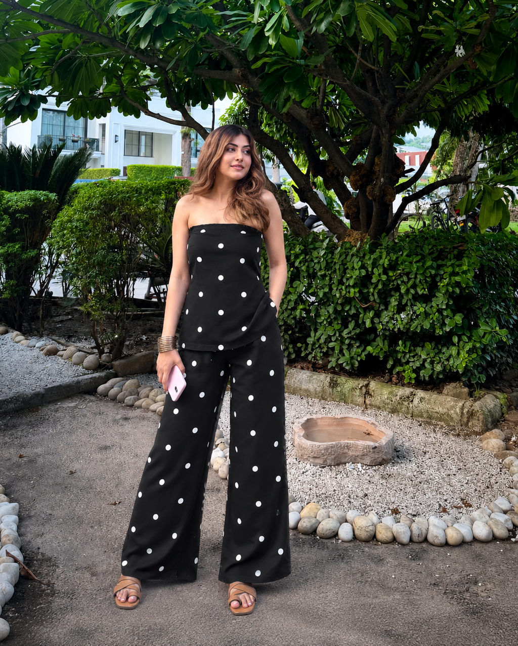 Black Polka Dot Co-Ord Set