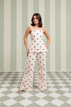 Ivory Polka Cord Set
