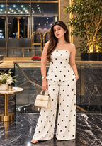 Ivory Polka Cord Set