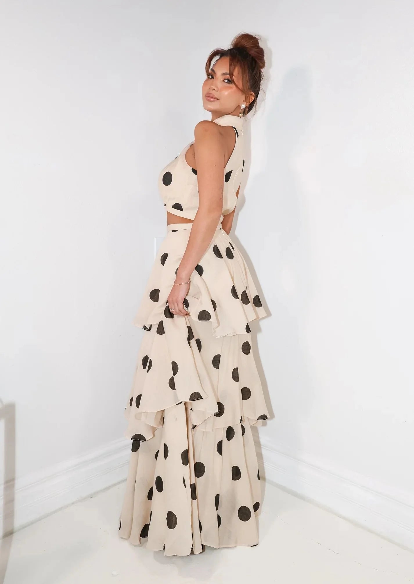 IVORY POLKA LUXE CO-ORD SET