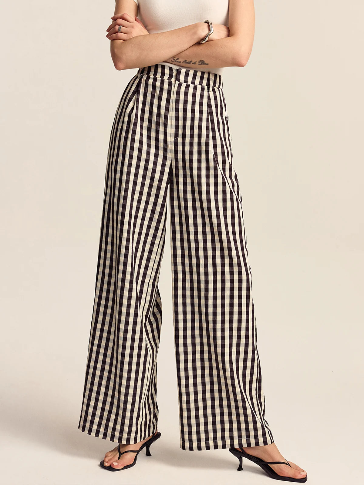 Black & White Gingham Co-Ord Set