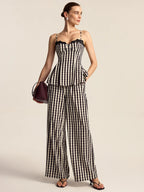 Black & White Gingham Co-Ord Set