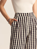 Black & White Gingham Co-Ord Set