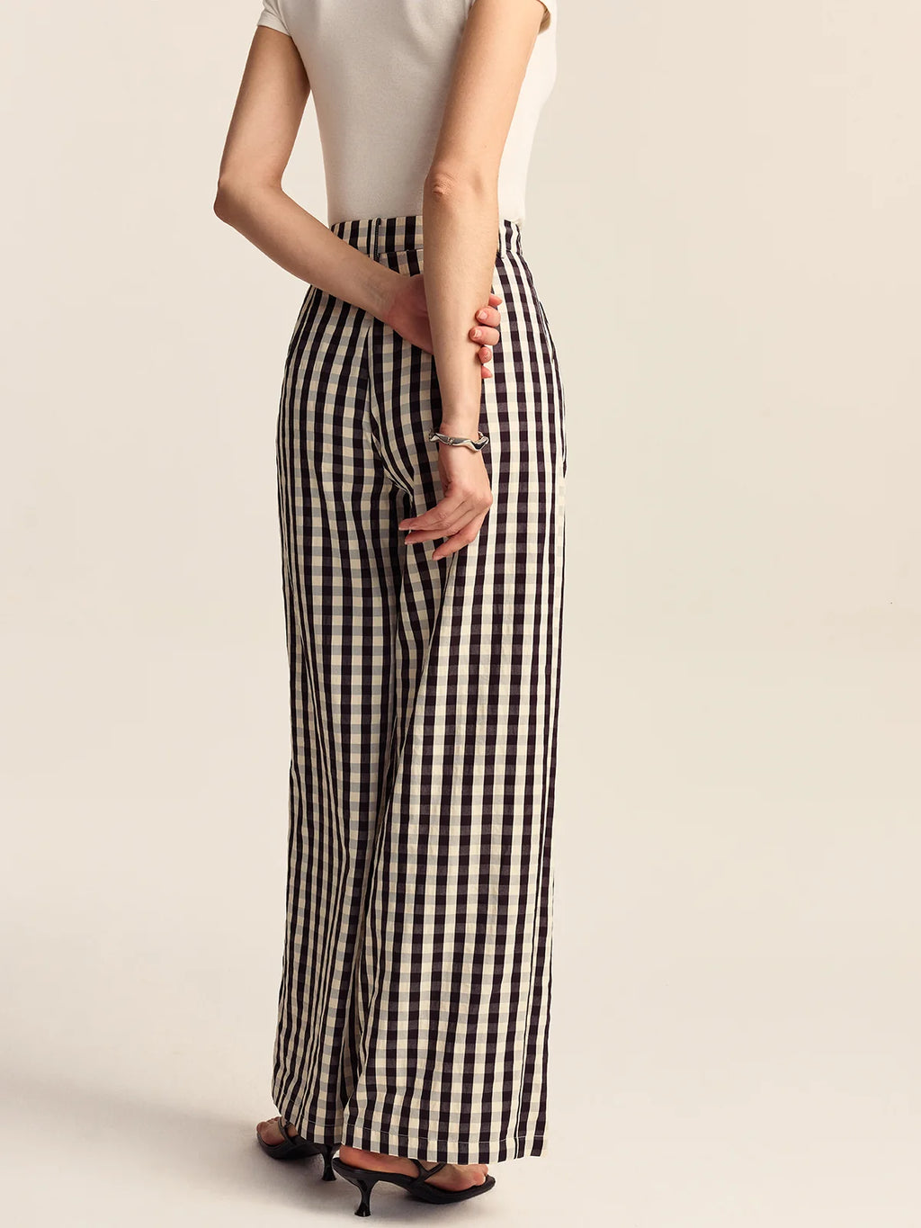 Black & White Gingham Co-Ord Set