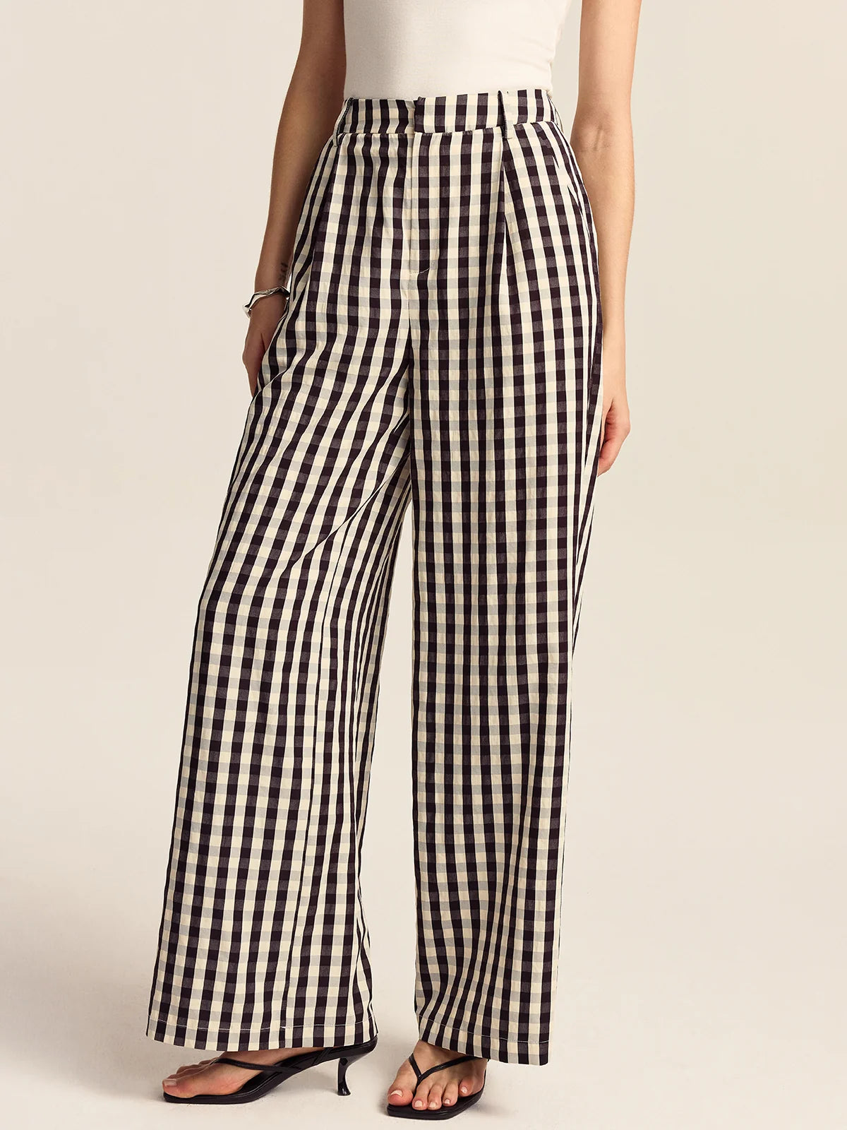 Black & White Gingham Co-Ord Set
