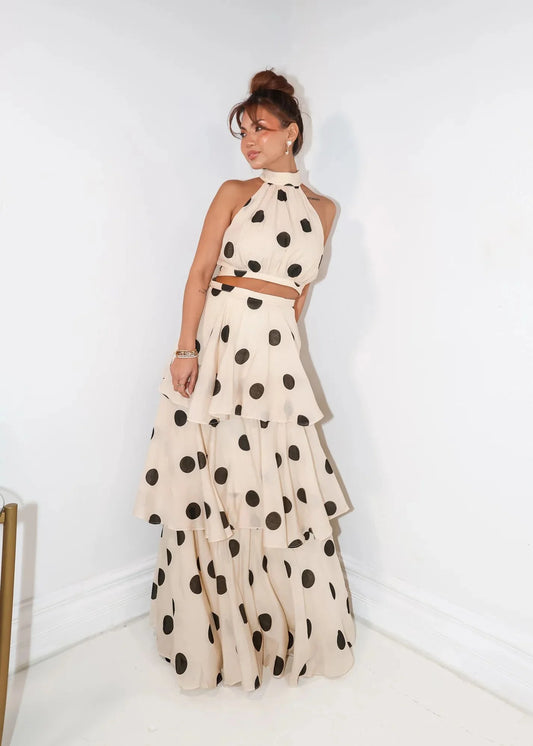 IVORY POLKA LUXE CO-ORD SET