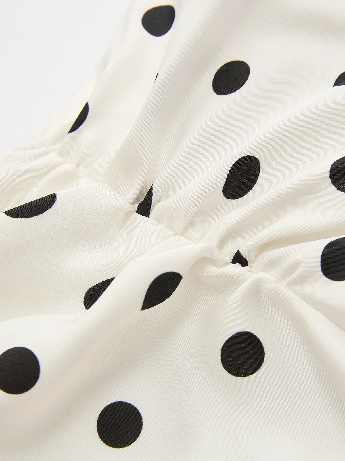 Polka Dot Lace Trim Cami Top & Skirt Sets