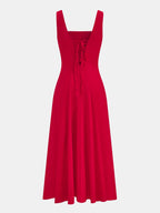 Square Neck Maxi Dress